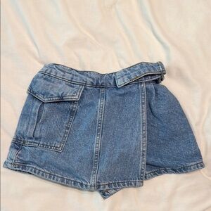 Zara Kids Blue Denim Skort